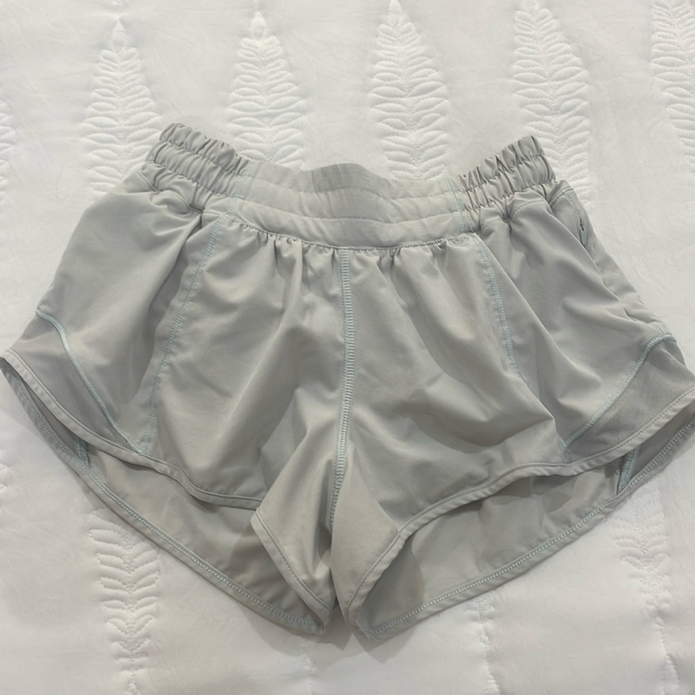 Lululemon light blue hottie hot shorts
